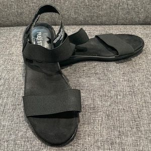 Comfortable Black Sandals with Memory Foam